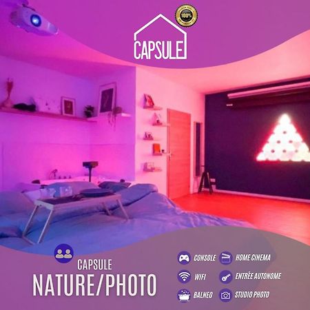 Capsule Nature & Photos - Jacuzzi - Netflix & Home Cinema - Ps5 & Jeu Thun-Saint-Martin Dış mekan fotoğraf